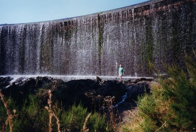 Got a friend to stand by the dam just for scale