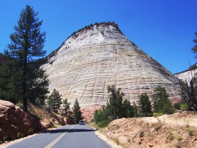 Checkerboard Mesa at Zion National Park, Utah