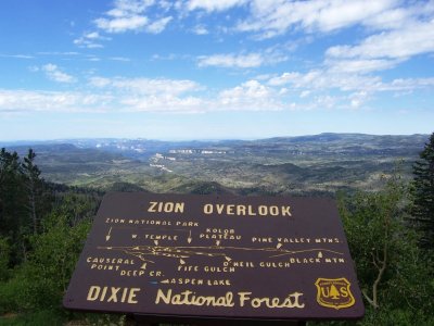 Zion Overlook in the Dixie National Forest