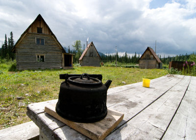 Day 6. A kettle and three houses.