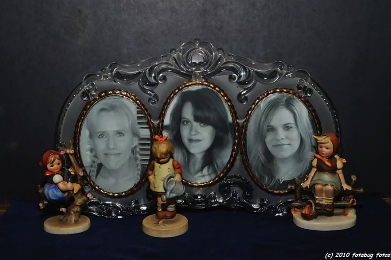 Our three girls and their Hummels