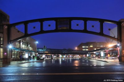 Eugene Transit Station - Early Morning View