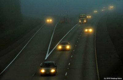 Freeway in a Fog