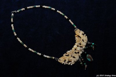 Another of Carols necklaces made by our daughter