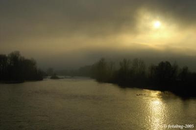 Sun over Willamette River #2