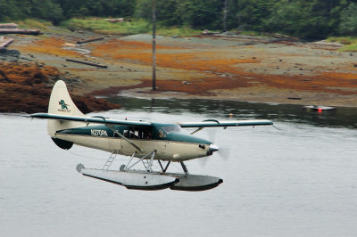 A seaplane is ready for landing
See the place