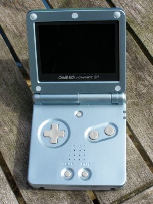 Gameboy Advance SP - Pearl blue ags-101