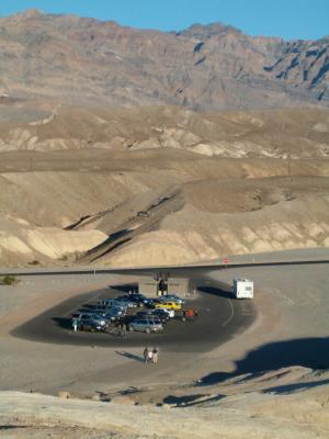 Lurchie in the Parking Lot at Zabriskie Point, Death Valley