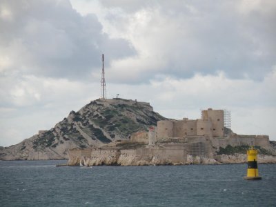 the Chateau d'If off the coast