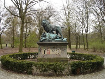 in the Tiergarten (former imperial deer park)