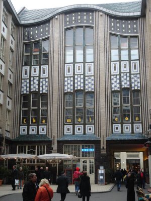 in the Hackesche Hofe (a labyrinth of courtyards)