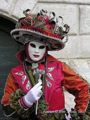 Costumed Reveler