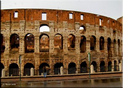 Rainy Colosseum