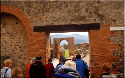 Touring Pompeii