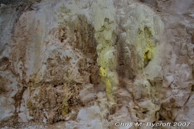 Sulphur cliffs