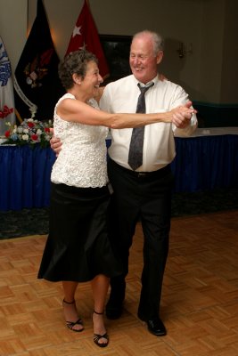 Penny Hicks and her husband Joe closed out the night on the dance floor.