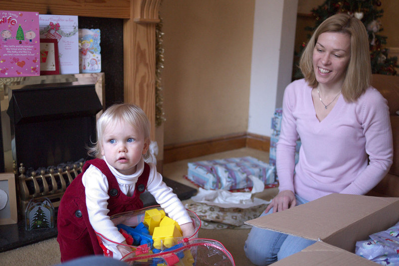 Daisy and her Mum Christmas Day