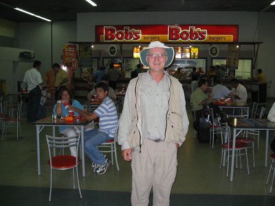 Bob had his own burger restaurant at Sao Paulo airport