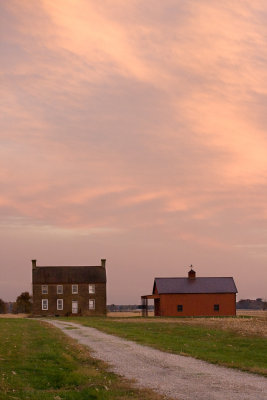 Farm House Sunset