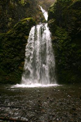 The two lowest tiers of Fall Creek Falls