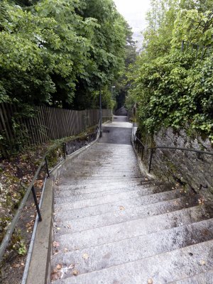 Escaliers du chemin du Rocher