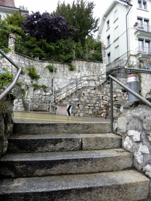 Escaliers du chemin d'Evilard