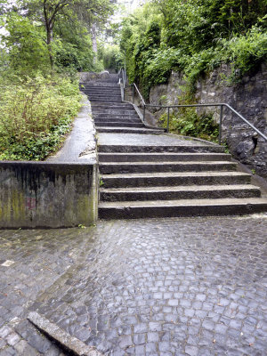 Escaliers du chemin d'Evilard