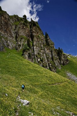 Vers les aiguilles de Varan