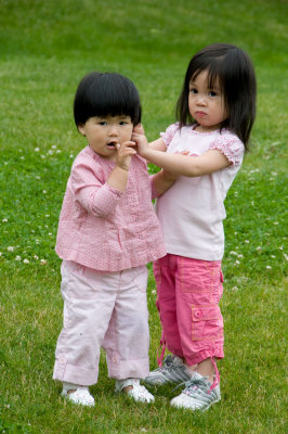 Putting Flower Behind The Ear