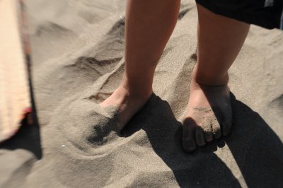 Foot In Sand
