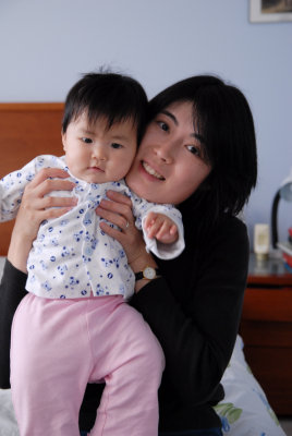 With Mummy