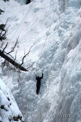 An ice climber