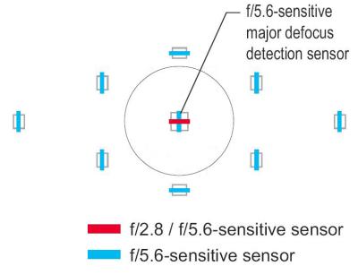 20D Focus Sensors