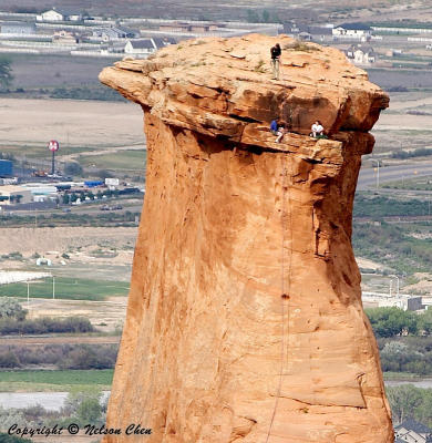 Climbers on the Monument!