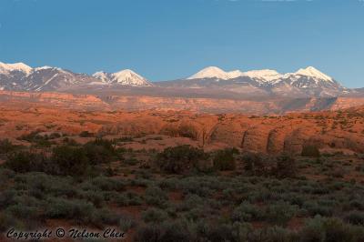 Sunset at Arches NP