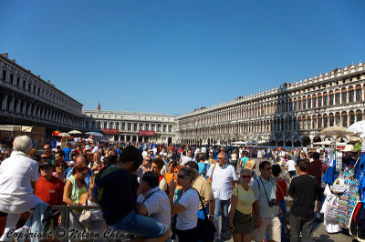 Crowd at St. Mark's Square