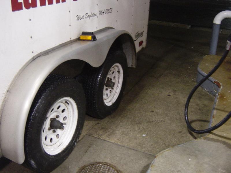 Getting gas, noticed a rear flat