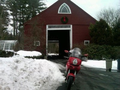 Covered bridge/barn  tag for Adv