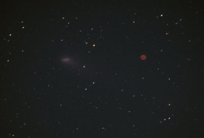 Comet Schwassmann-Wachman and M-57