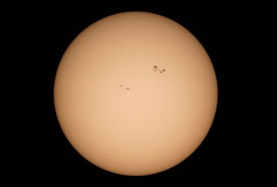 Sunspots, February 25, 2004