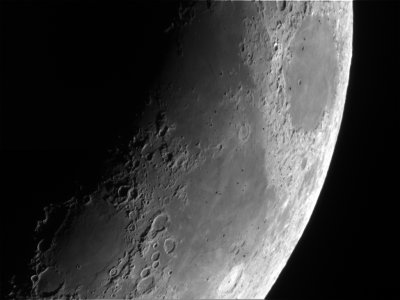 Crescent moon, Feb. 18, 2010