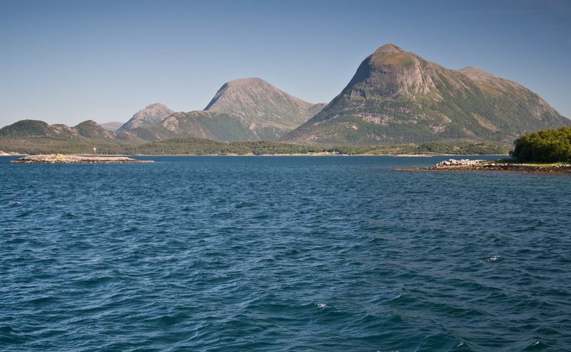 Tustna - view from ferry to Smla