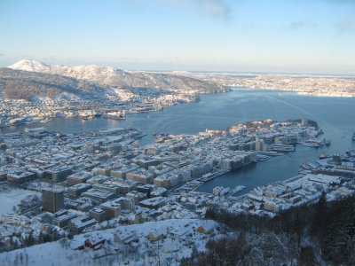 view from Flyen