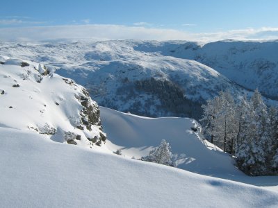 view from Blaamanen - Vidda