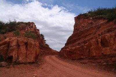 The red road cut