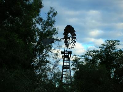 Windmill at the Drover's Woolshed