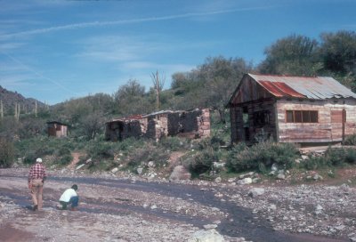 1980 - The roof on the southern part is still attached