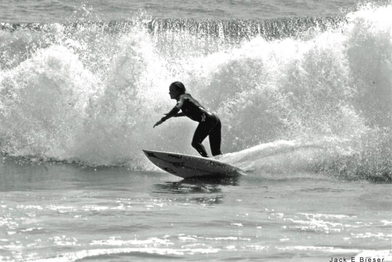 Girl Surfing  Windansea Beach