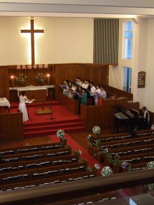 Choir in preparation