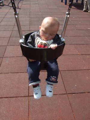 Baby that sleep in swing (1-3-2008)